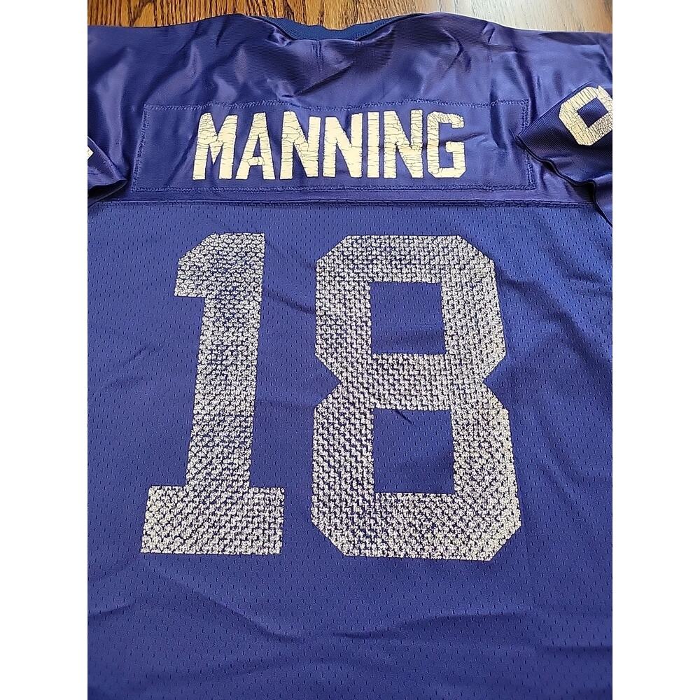 Starter Peyton Manning Indianapolis Colts NFL Football Jersey Mens Size Large - Picture 8 of 9